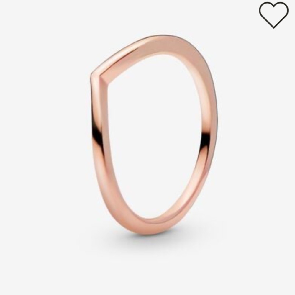 Pandora Wishbone Ring - Rose Gold 7
